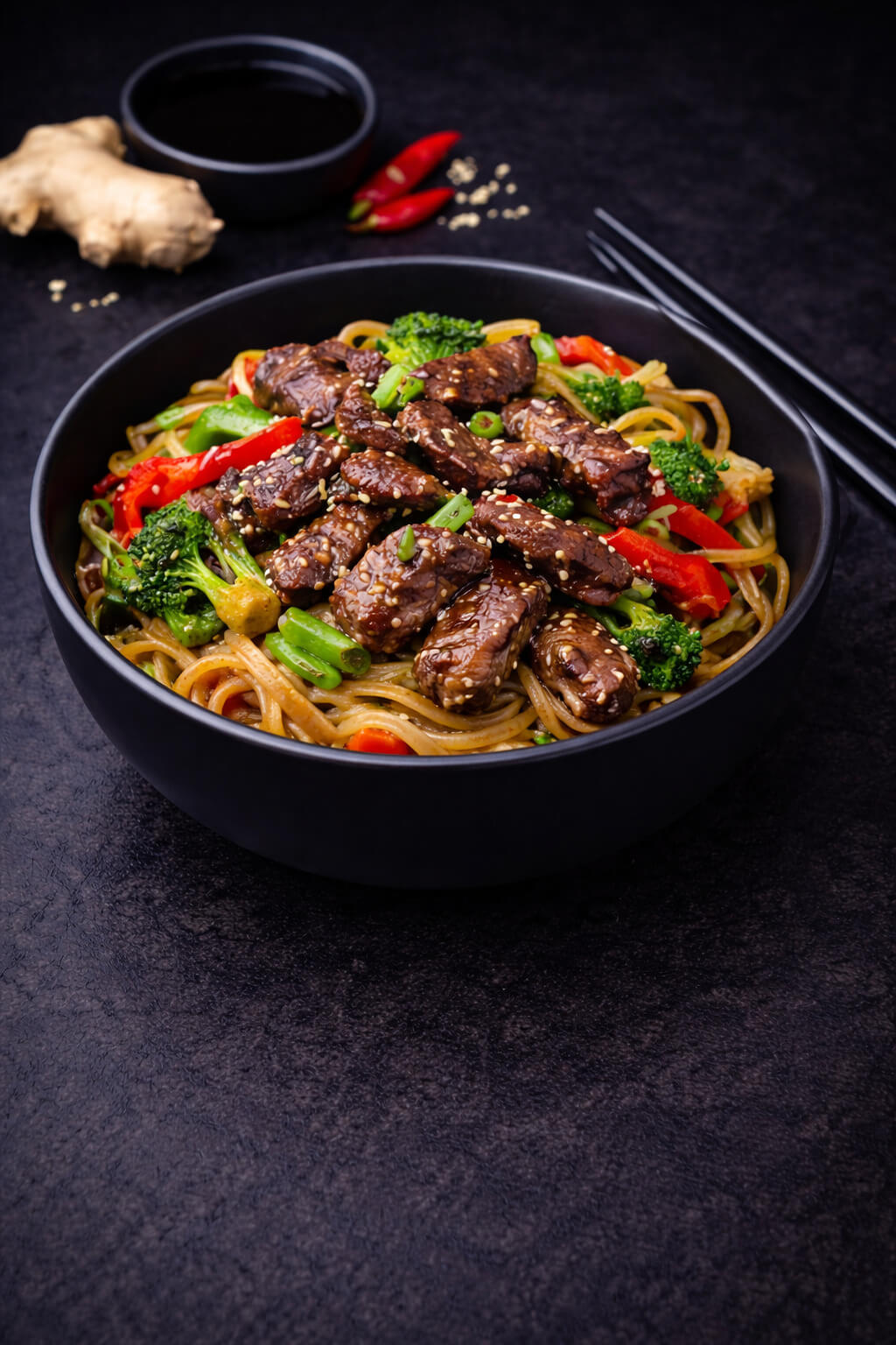 С ГОВЯДИНОЙ И ОВОЩАМИ